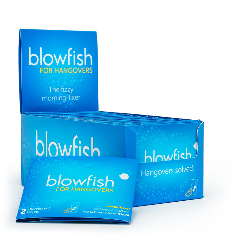Blowfish Hangover Kit Supplies